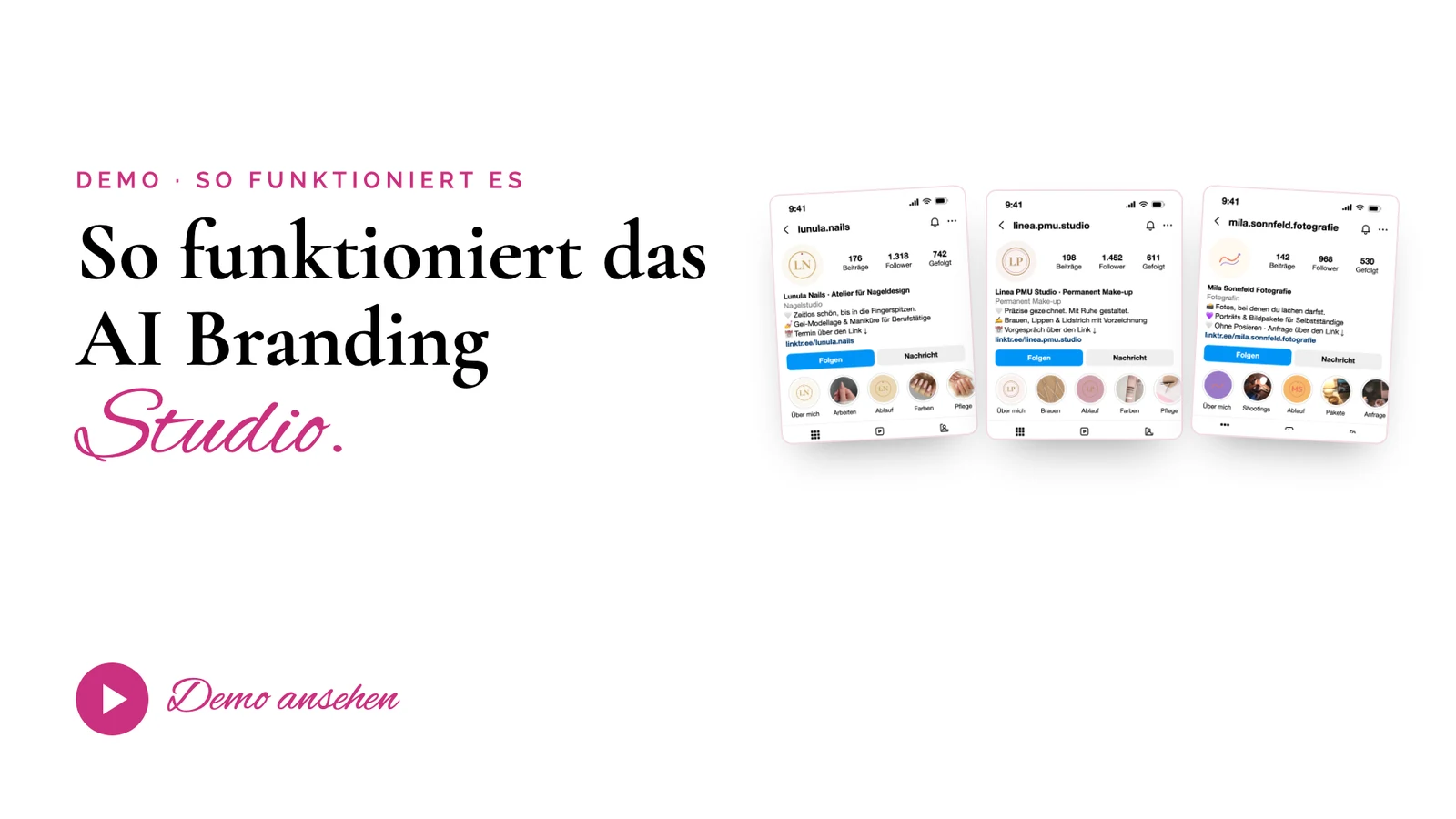 Demo: So funktioniert das AI Branding Studio